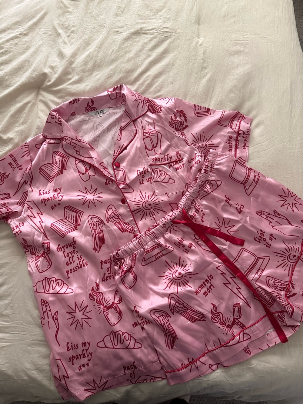 CC Satin Pajama Set